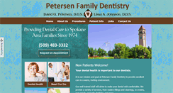 Desktop Screenshot of petersenfamilydentistry.com